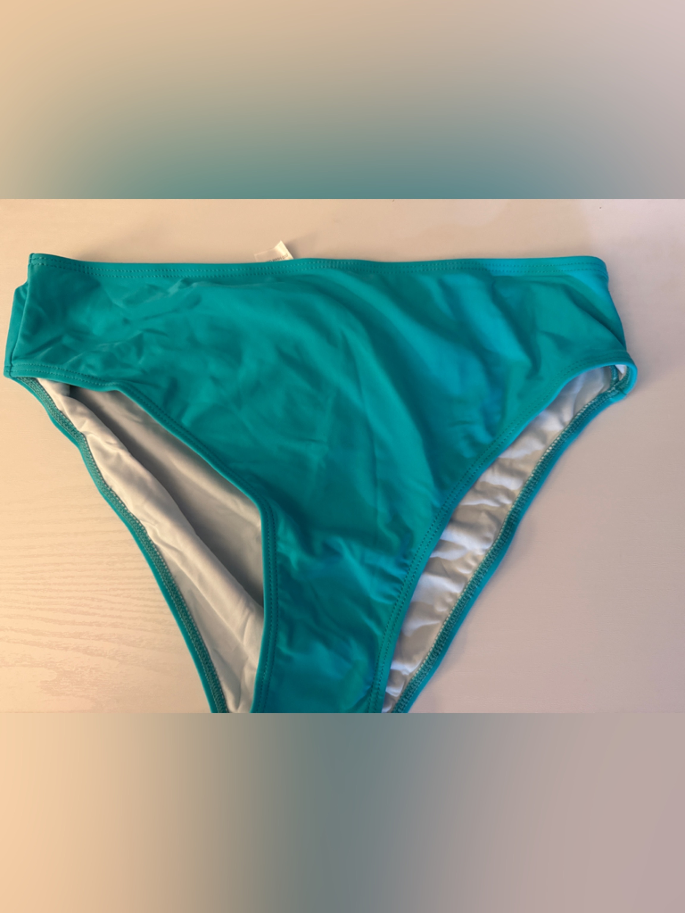 Turquoise Bikini Bottom - Classic Mid-Rise